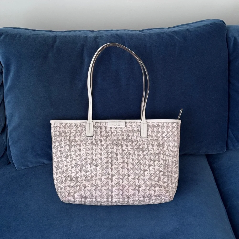 Tory Burch‎ small Ever-Ready tote bag ivory white